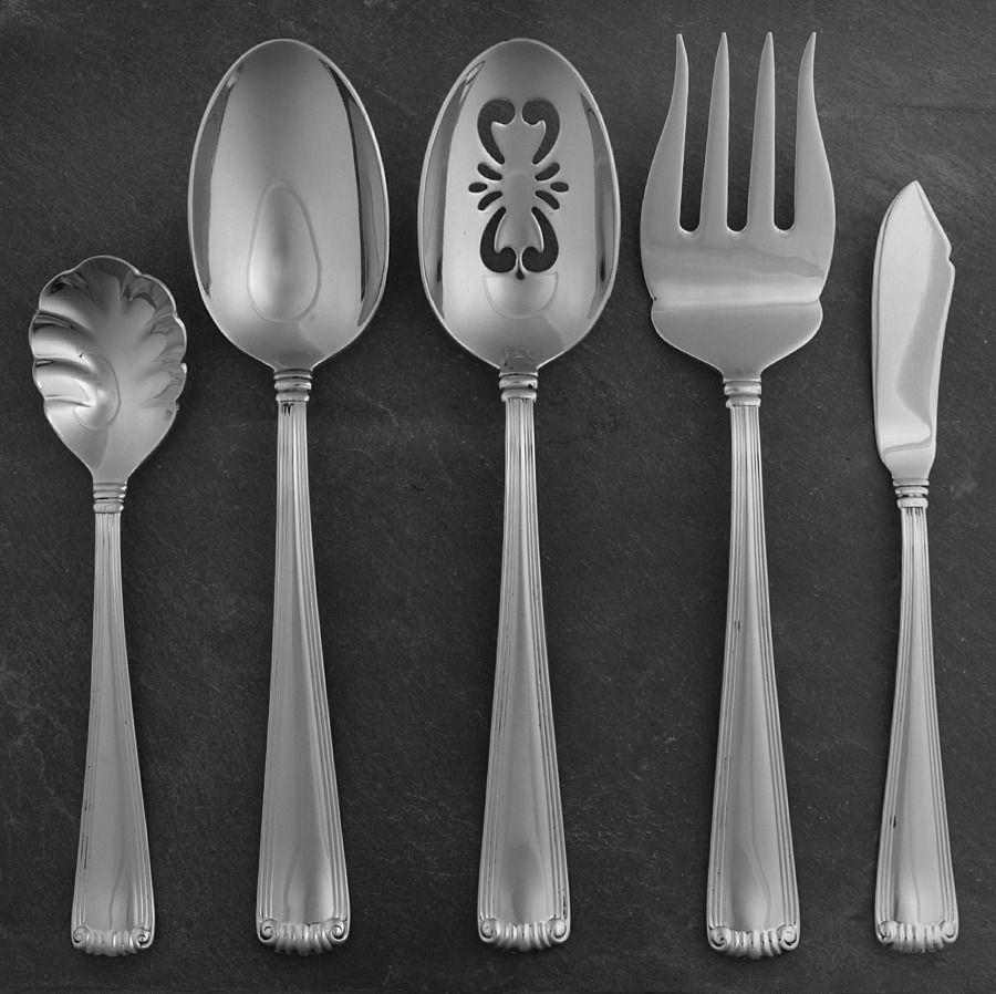 Boothbay (Stainless) 5 Piece Hostess Set by Towle Silver-1