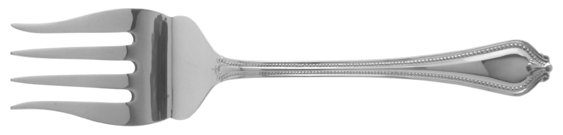 Sherbrooke Medium Solid Cold Meat Serving Fork by Towle Silver-1