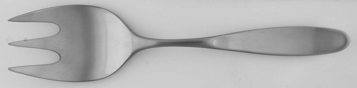 Magnum II (Stainless) Medium Solid Cold Meat Serving Fork by Towle Silver-1