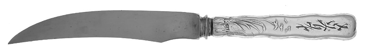 Lap-Over-Edge (Acid Etched) Individual Silverplate Blade Bird Knife by Tiffany & CO SILVER-2