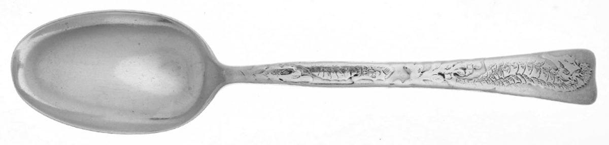 Lap-Over-Edge (Acid Etched) Teaspoon by Tiffany & CO SILVER-1