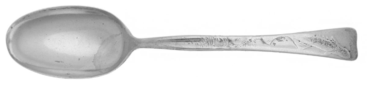 Lap-Over-Edge (Acid Etched) Teaspoon by Tiffany & CO SILVER-1