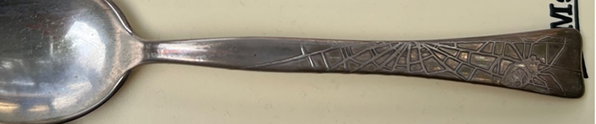 Lap-Over-Edge (Acid Etched) Teaspoon by Tiffany & CO SILVER-1