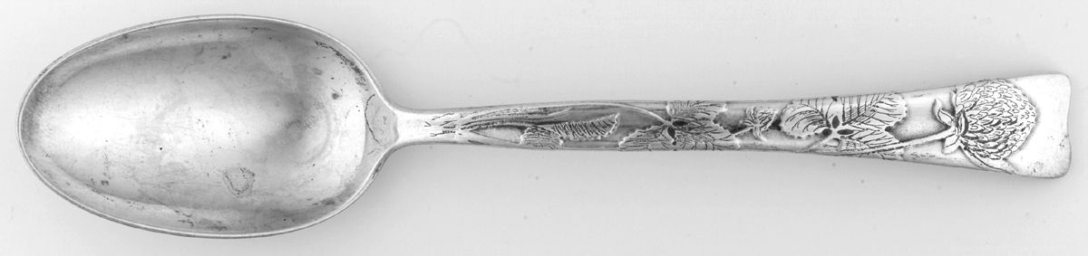 Lap-Over-Edge (Acid Etched) Teaspoon by Tiffany & CO SILVER-1