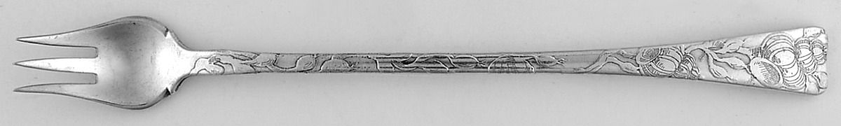 Lap-Over-Edge (Acid Etched) Oyster Fork by Tiffany & CO SILVER-1