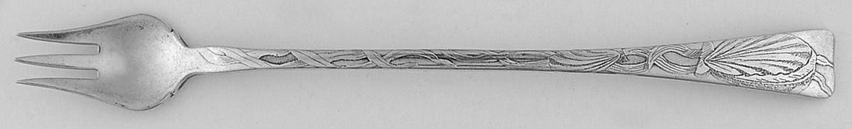 Lap-Over-Edge (Acid Etched) Oyster Fork by Tiffany & CO SILVER-1