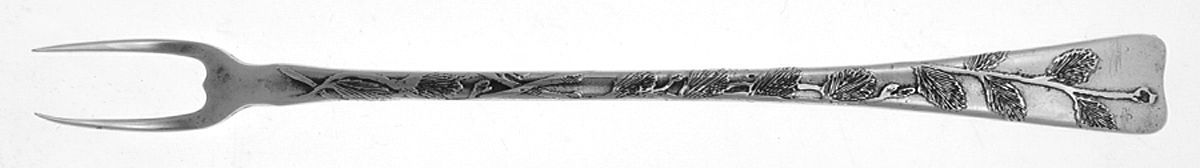 Lap-Over-Edge (Acid Etched) Two-Tine Butter Pick by Tiffany & CO SILVER-1