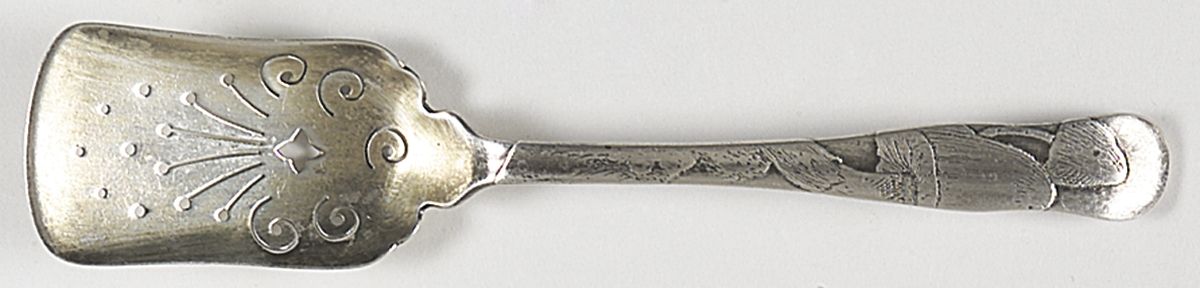 Lap-Over-Edge (Acid Etched) Solid Bon Bon Spoon by Tiffany & CO SILVER-1