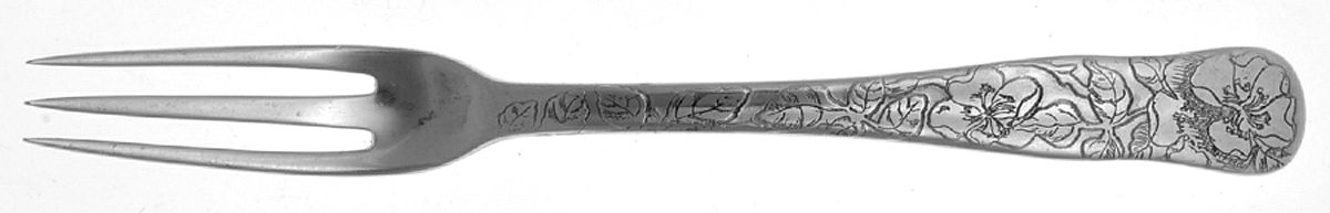 Lap-Over-Edge (Acid Etched) Strawberry Fork by Tiffany & CO SILVER-1