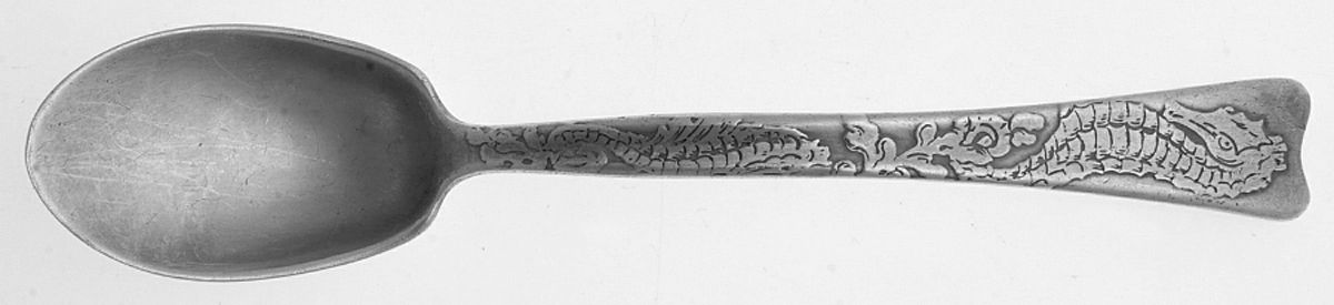 Lap-Over-Edge (Acid Etched) Ice Cream Spoon Individual by Tiffany & CO SILVER-1