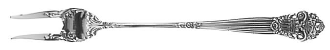 Georgian (Sterling, Newer) Short Handle Pickle/Olive Fork by Towle Silver-1