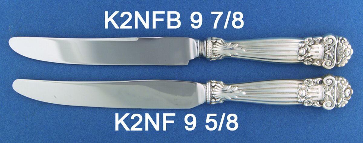 Georgian (Sterling, Newer) New French Hollow Knife with Bolster by Towle Silver-1