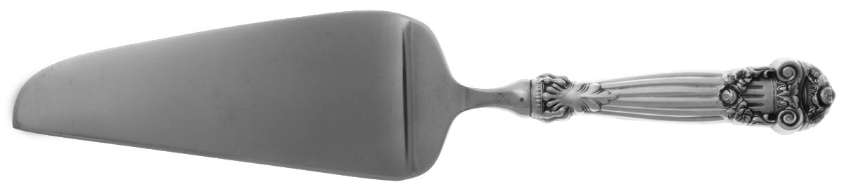 Georgian (Sterling, Newer) Pie and Cake Server with Stainless Blade by Towle Silver-1