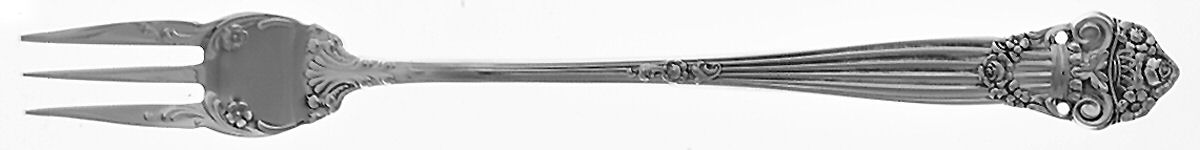 Georgian (Sterling, Newer) Cocktail/Seafood Fork by Towle Silver-1