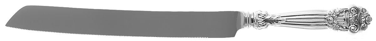 Georgian (Sterling, Newer) Cake Slicer with Stainless Blade by Towle Silver-1