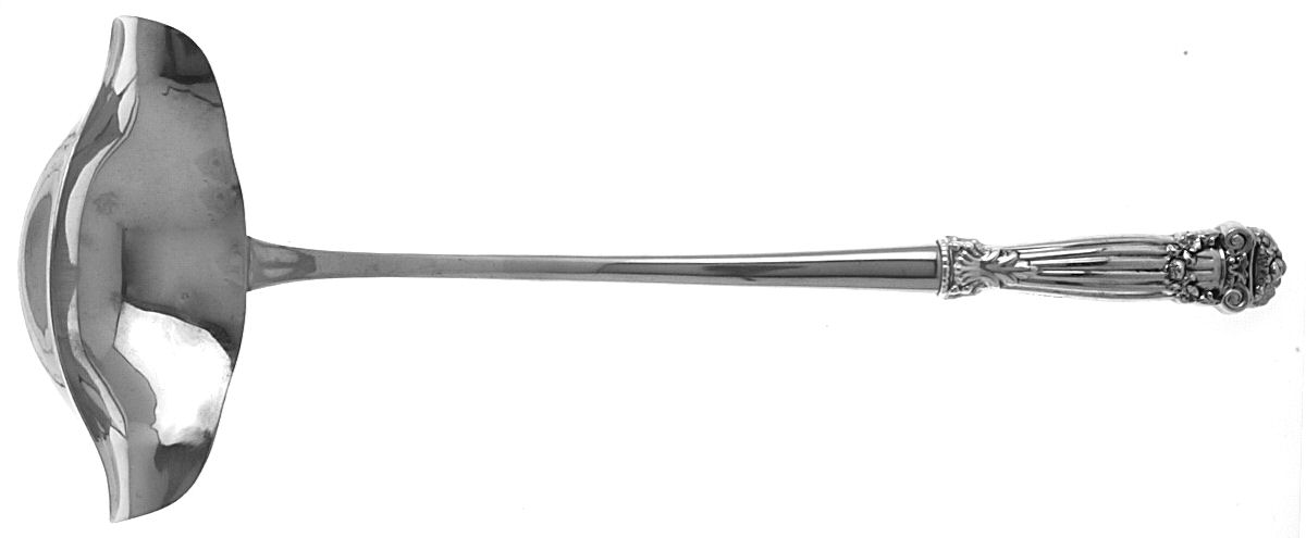 Georgian (Sterling, Newer) Punch Ladle with Stainless Bowl by Towle Silver-1