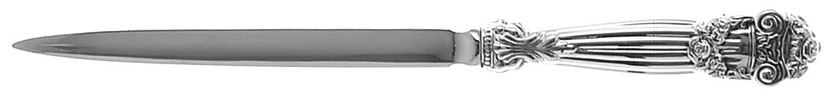 Georgian (Sterling, Newer) Large Letter Opener with Stainless Blade by Towle Silver-1