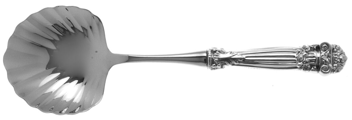 Georgian (Sterling, Newer) Casserole Spoon with Stainless Shell Bowl by Towle Silver-1