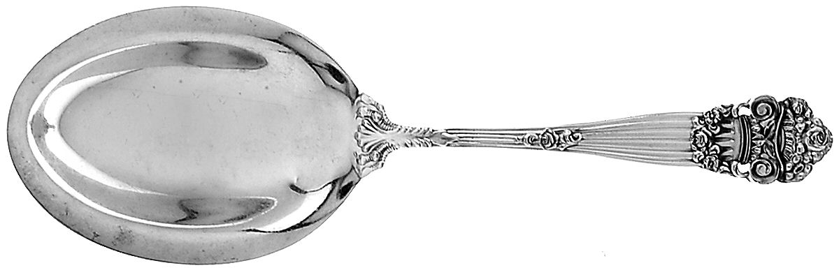 Georgian (Sterling, Newer) Preserve Spoon by Towle Silver-1