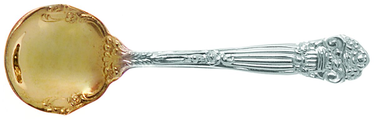 Georgian (Sterling, Newer) Individual Salt Spoon by Towle Silver-1