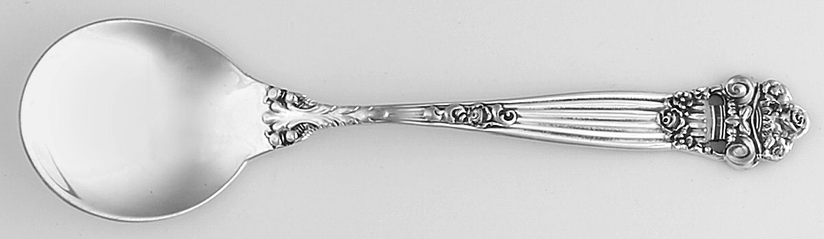 Georgian (Sterling, Newer) Large Chocolate Spoon by Towle Silver-1