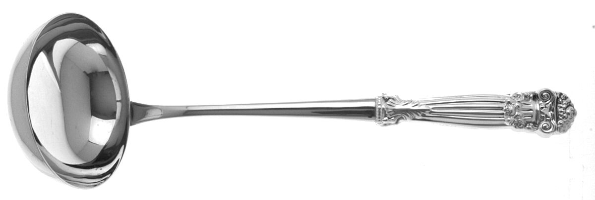 Georgian (Sterling, Newer) Soup Ladle with Stainless Bowl by Towle Silver-1