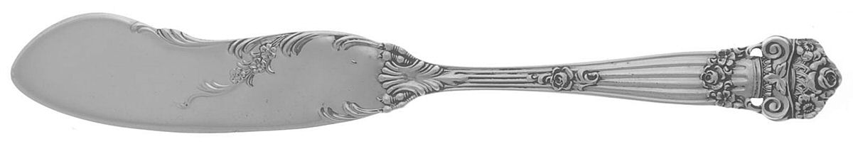 Georgian (Sterling, Newer) Flat Handle Butter Spreader by Towle Silver-1