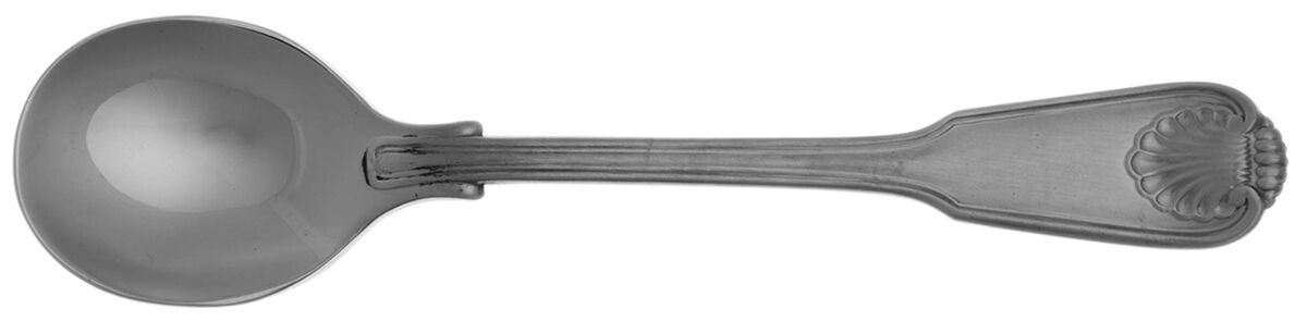 London Shell (Stainless) Round Bowl Soup Spoon (Cream Soup) HC by Towle Silver-1