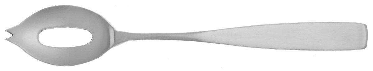 Bedford (Stainless) Olive Spoon Short with Pierced Bowl HC by Towle Silver-1