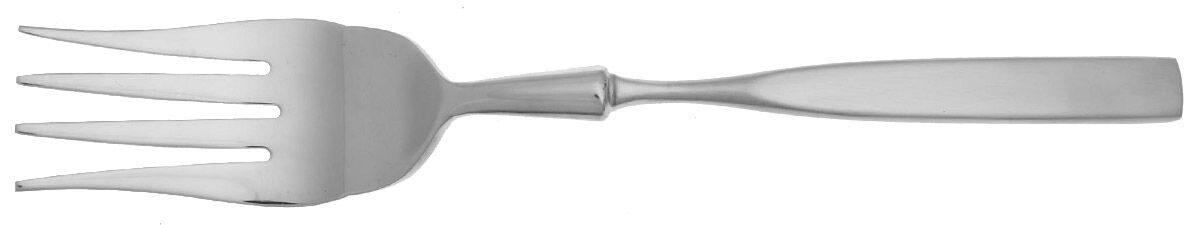 Bedford (Stainless) Cold Meat Fork Large, Stainless Tines HC by Towle Silver-1