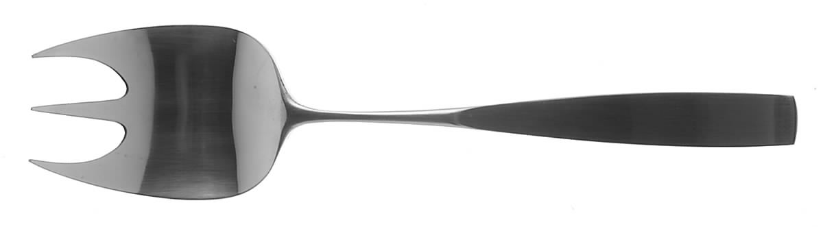Bedford (Stainless) Large Solid Cold Meat Serving Fork by Towle Silver-1