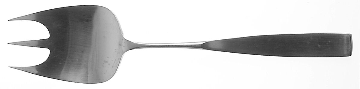 Bedford (Stainless) Large Solid Cold Meat Serving Fork by Towle Silver-1