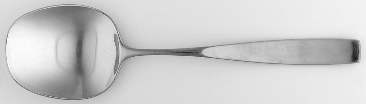 Bedford (Stainless) Solid Serving Spoon by Towle Silver-1