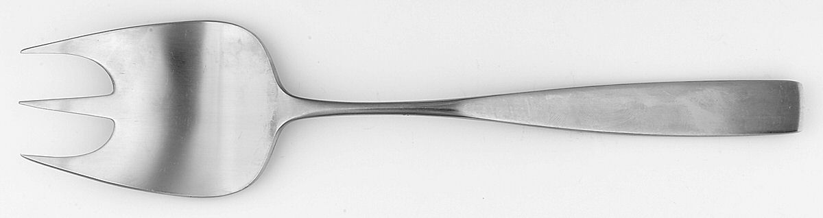 Bedford (Stainless) Solid Salad Serving Fork by Towle Silver-1