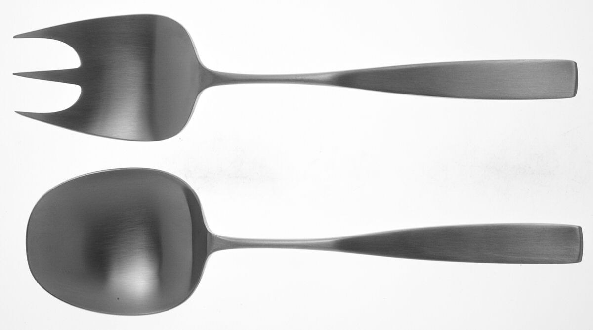 Bedford (Stainless) (2 Pc) Solid Salad Set by Towle Silver-1
