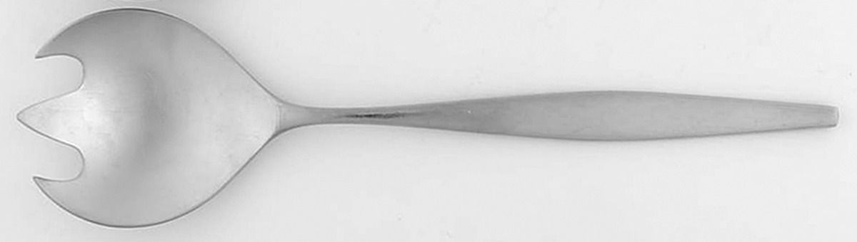 Vantage (Stainless, Japan-Korea) Solid Salad Serving Fork by Towle Silver-1