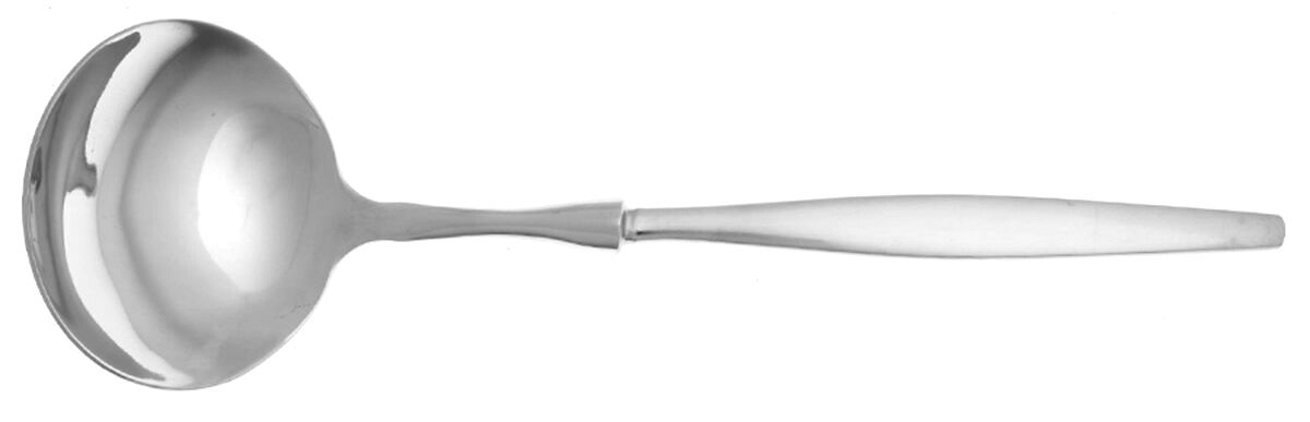 Vantage (Stainless, Japan-Korea) Gravy Ladle with No Spout Stainless Bowl HC by Towle Silver-1