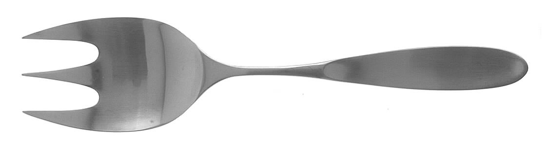 Magnum (Stainless, Norway) Medium Solid Cold Meat Serving Fork by Towle Silver-1