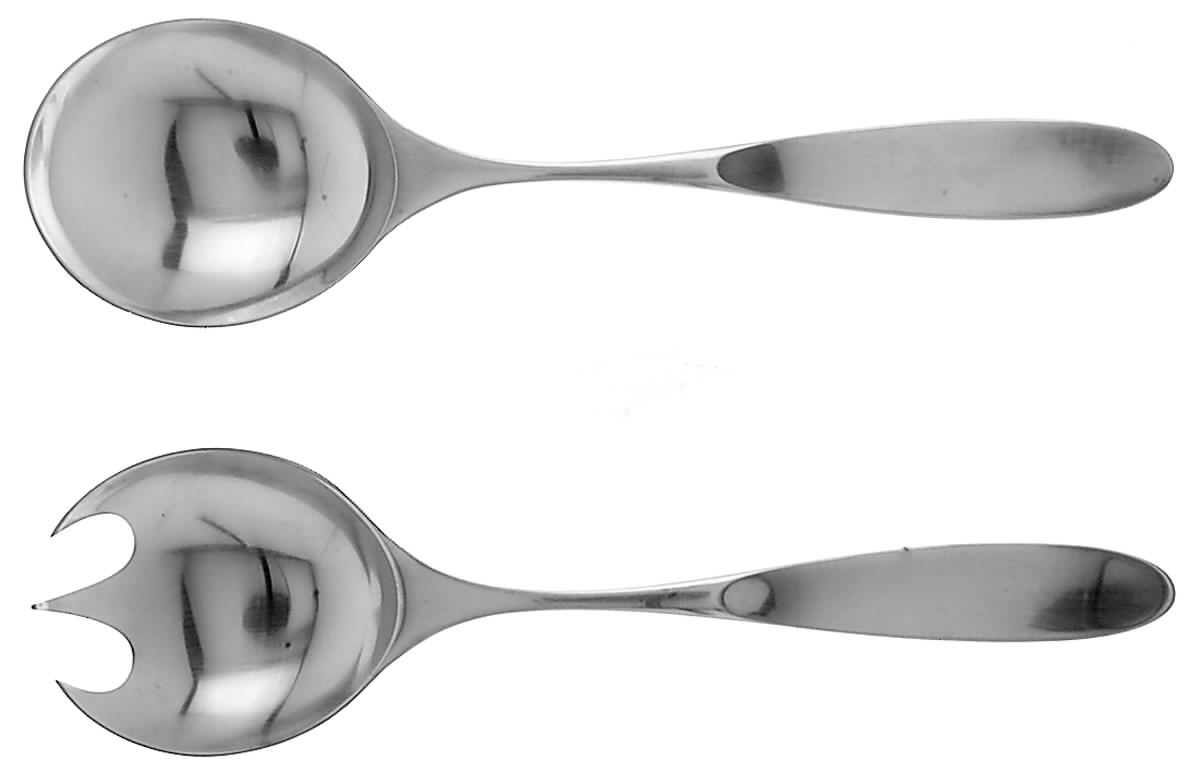 Magnum (Stainless, Norway) (2 Pc) Solid Salad Set by Towle Silver-1