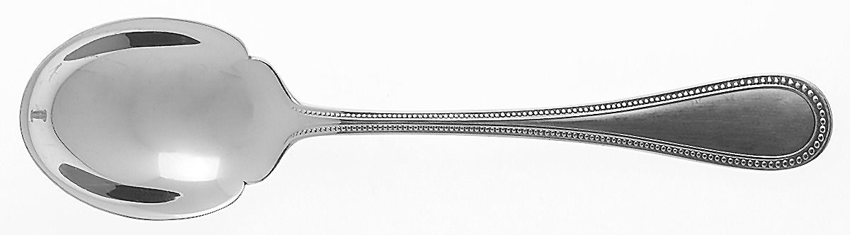 Beaded Antique (Stainless) Sugar Spoon by Towle Silver-1