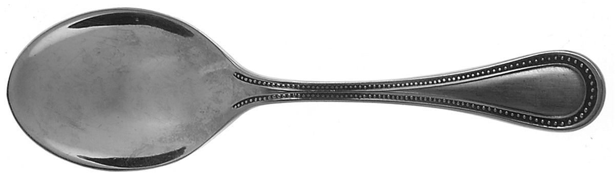 Beaded Antique (Stainless) Straight Handle Baby Spoon by Towle Silver-1