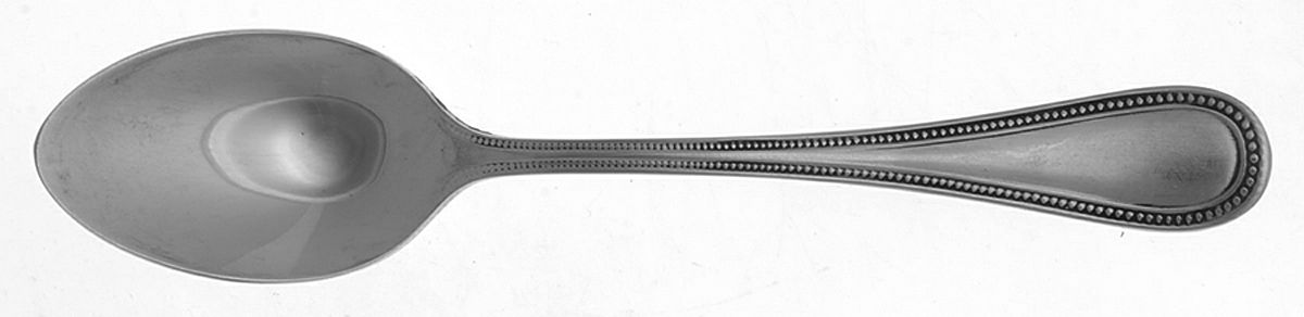 Beaded Antique (Stainless) Demitasse Spoon by Towle Silver-1