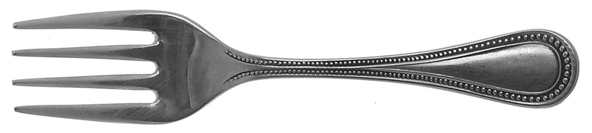 Beaded Antique (Stainless) Baby Fork by Towle Silver-1
