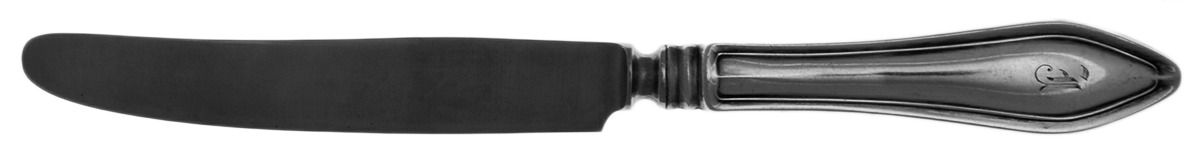 Mary Chilton (Sterling, 1912, Monograms) Dessert/Tea Knife with Stainless Blade by Towle Silver-1