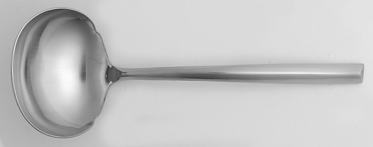 Satin Facets Solid Gravy Ladle by Towle Silver-1