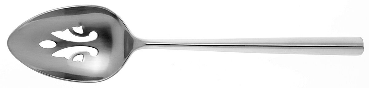 Satin Facets Pierced Tablespoon (Serving Spoon) by Towle Silver-1