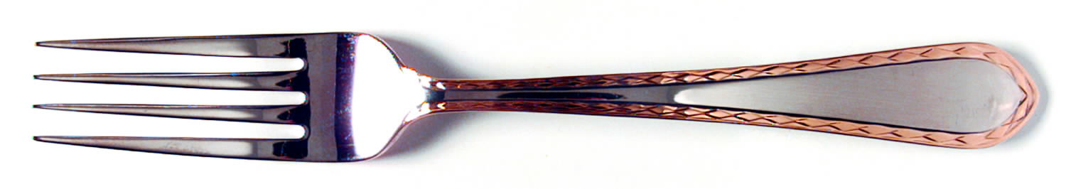 Diamond Antique-Glossy (Stainless) Fork by Towle Silver-1