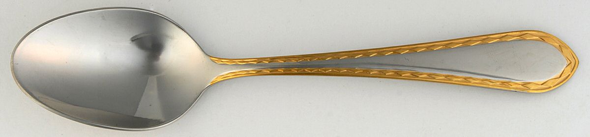 Diamond Antique-Glossy (Stainless) Teaspoon by Towle Silver-1