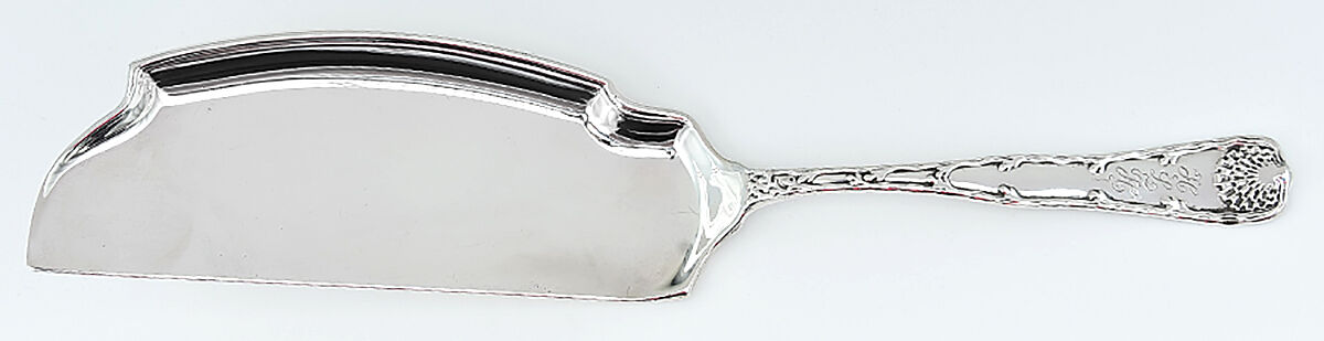 Wave Edge (Sterling, 1884) Large Flat Handle Crumb Knife/Crumber by Tiffany & CO SILVER-1