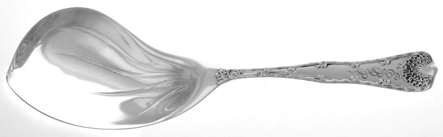 Wave Edge (Sterling, 1884, Monograms) Small Solid Ice Cream Server by Tiffany & CO SILVER-1